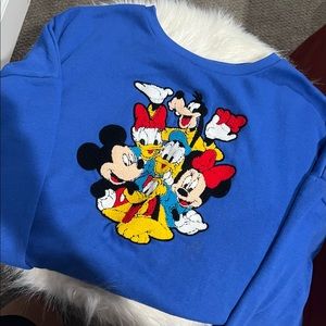 Mickey Mouse Embroidered Crewneck